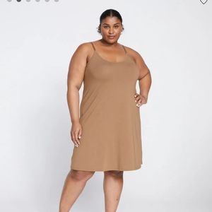 BNWT-UNIVERSAL STANDARD ultimate s cami dress size small in malt ball